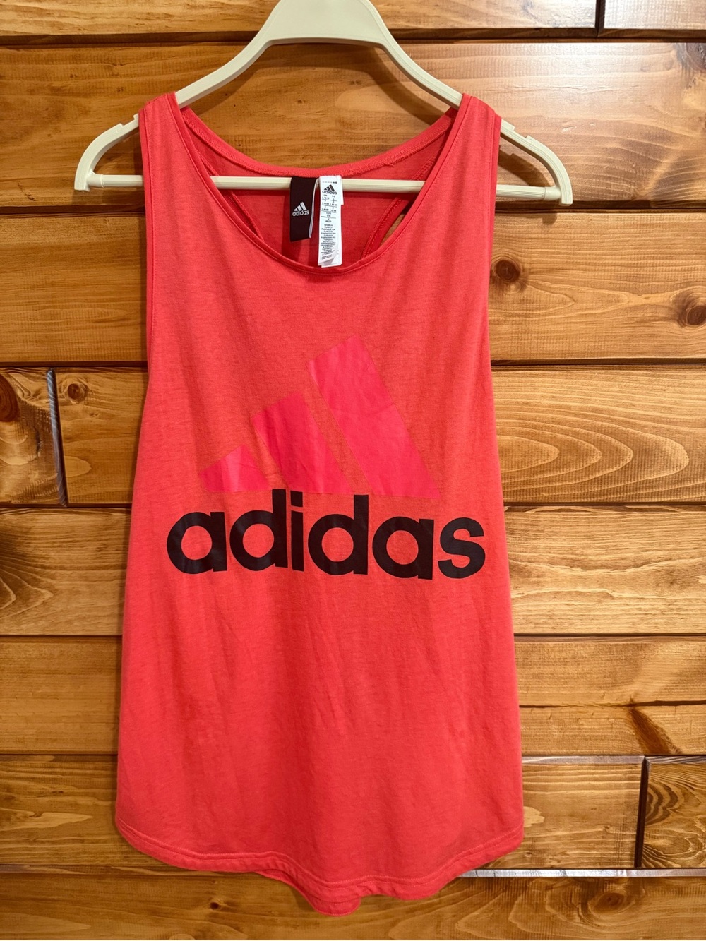 Adidas Pink Sleeveless Tank Top Size L - Picture 1 of 4